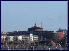 Malmö skyline from the Central station's garage 36 - Kirseberg